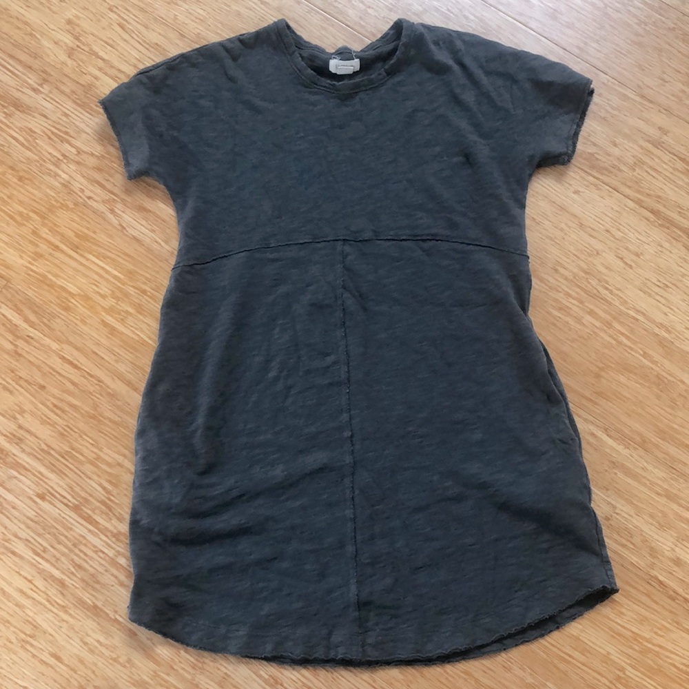 UpWest Easy Tee Mini Dress soot xs
